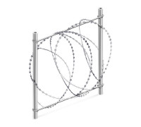 Спиральный барьер безопасности СББ 600-61-3 АСКЛ